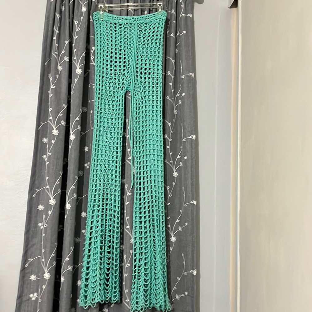 Swimsuit Crochet Pant Cover Up